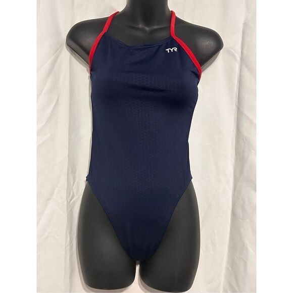 EUC TYR Durafast Elite® Women's Diamondfit Swimsuit - Hexa size 30 women retails - Picture 2 of 7